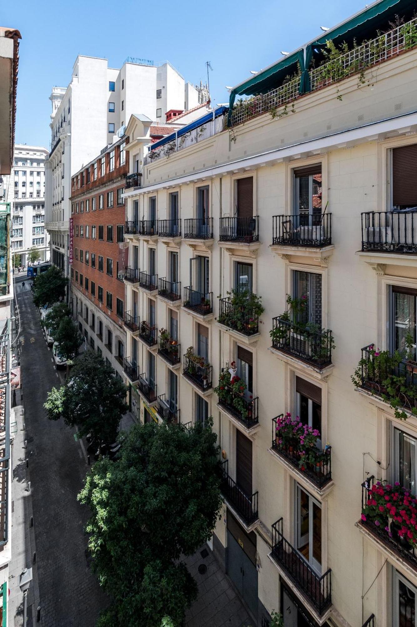 Ferienwohnung Charming Gran Via VII Madrid Exterior foto